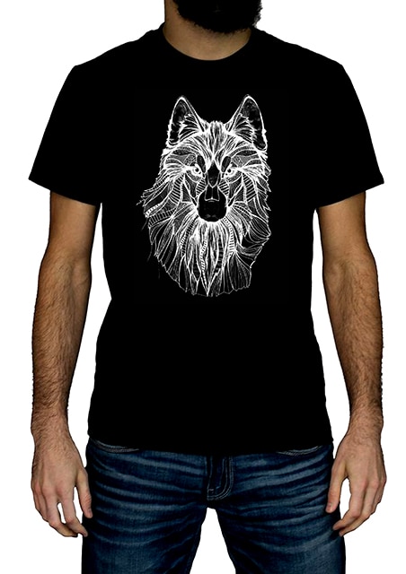 Tricou cu maneca scurta,Lupul de gheata