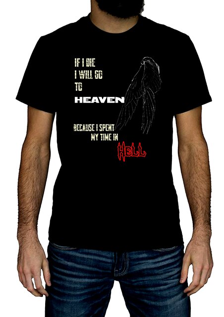 Tricou cu maneca scurta,Go to Heaven