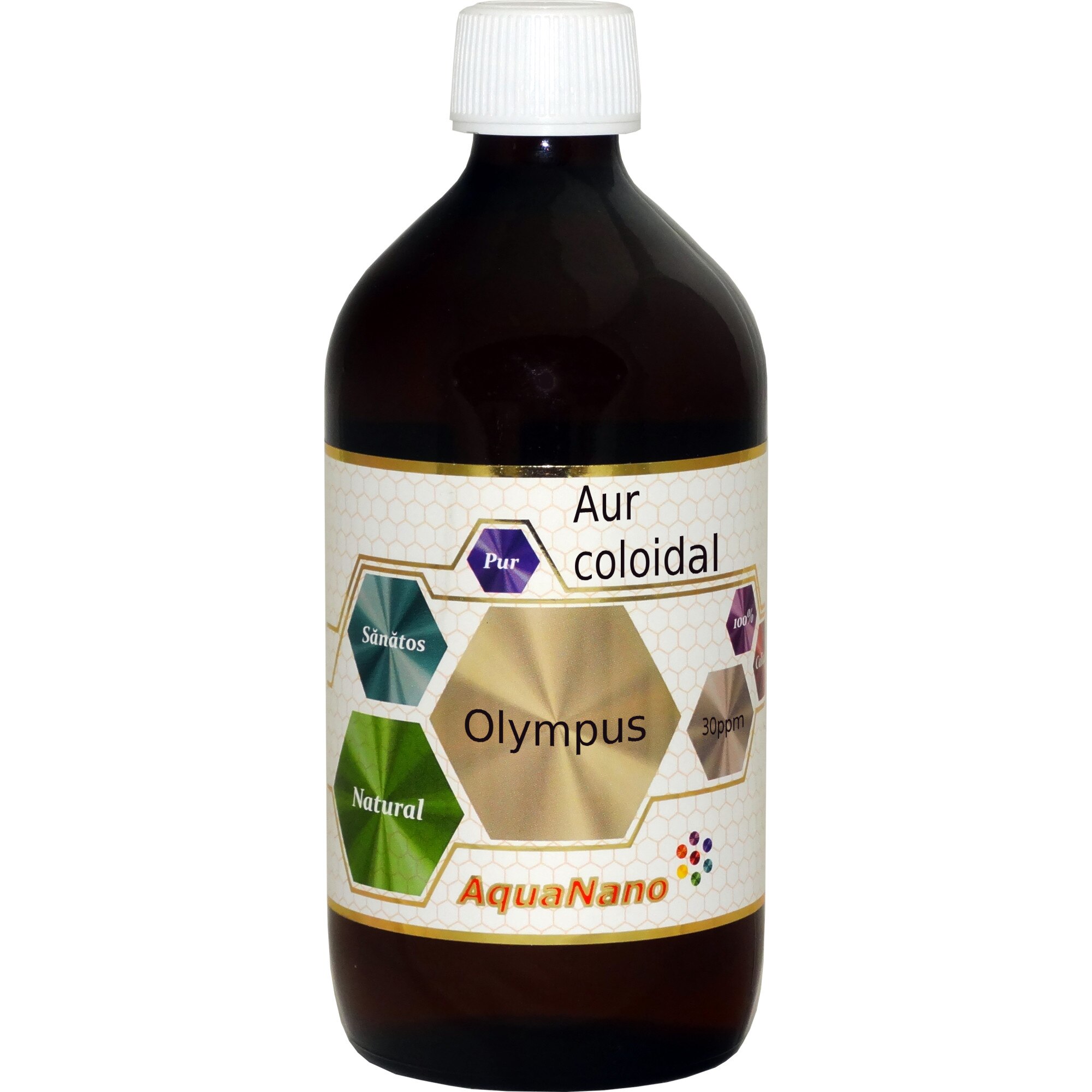 Aur coloidal, AquaNano Olympus, 30ppm, 5000ml