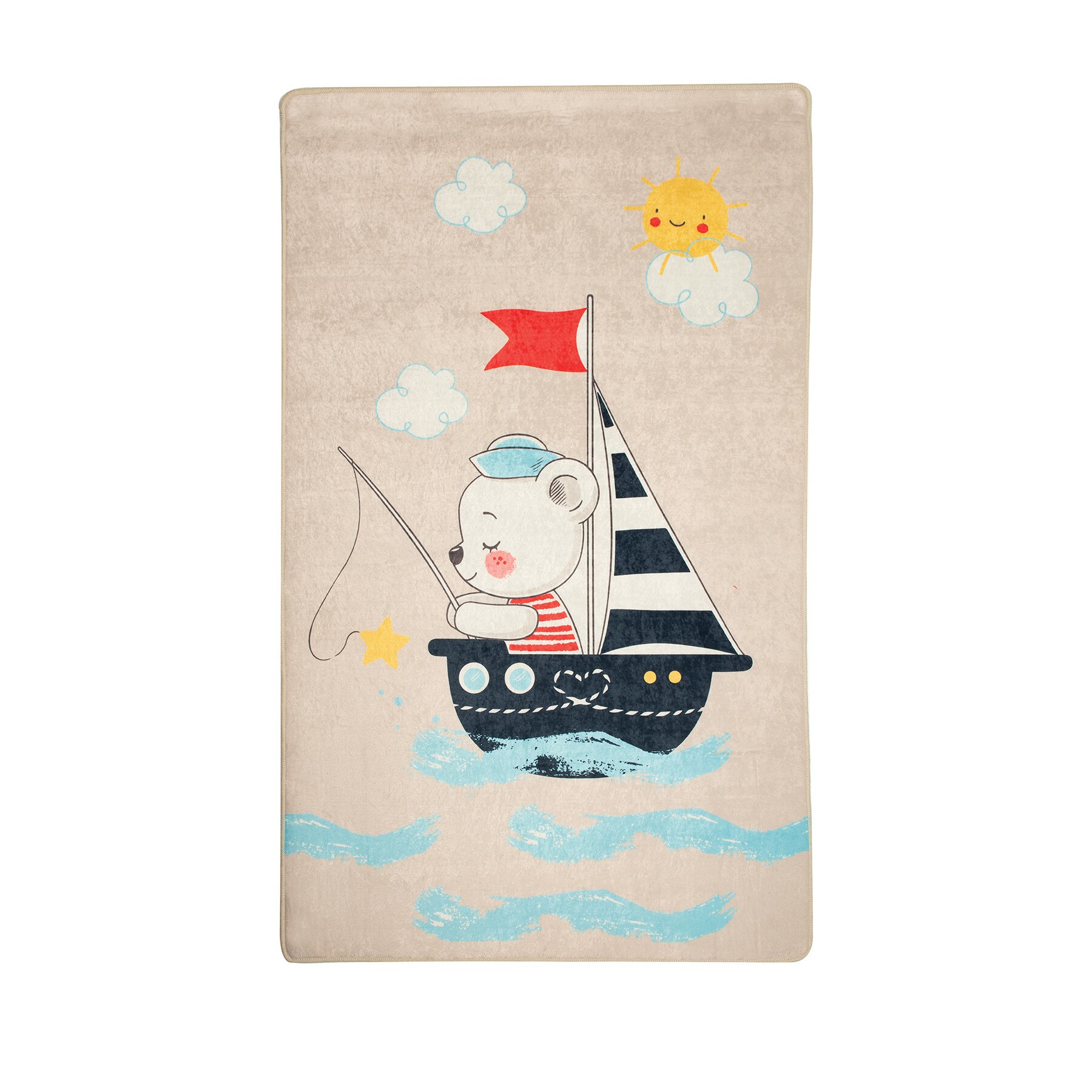 Covor Copii, SAILOR,100 cm x 160 cm, Casafun
