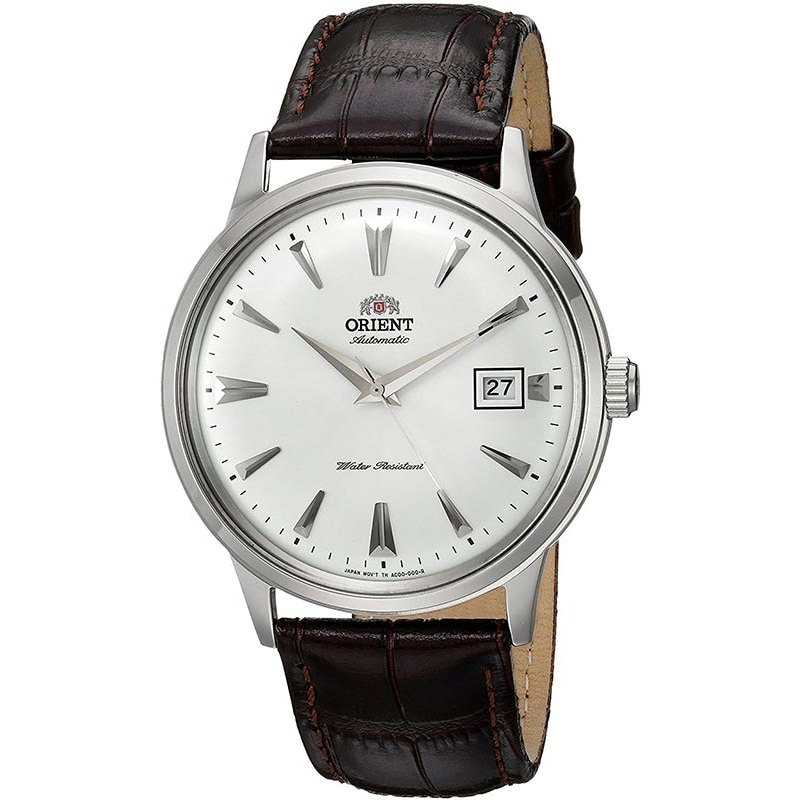 Ceas barbatesc Orient Automatic, Argintiu/Alb