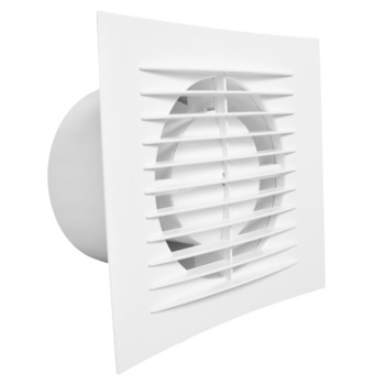 Ventilator casnic de perete Dospel Fresh 120 S, debit 150 mc/h, ABS, alb Ventilator casnic de perete Dospel Fresh 120 S, debit 150 mc/h, ABS, alb