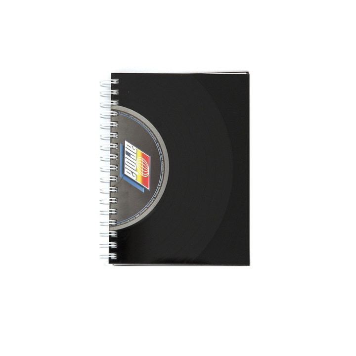 Agenda vinil reciclat, Vinilistic, A6, Carnetel, AriolaGrey, 11x15cm, Cadou original