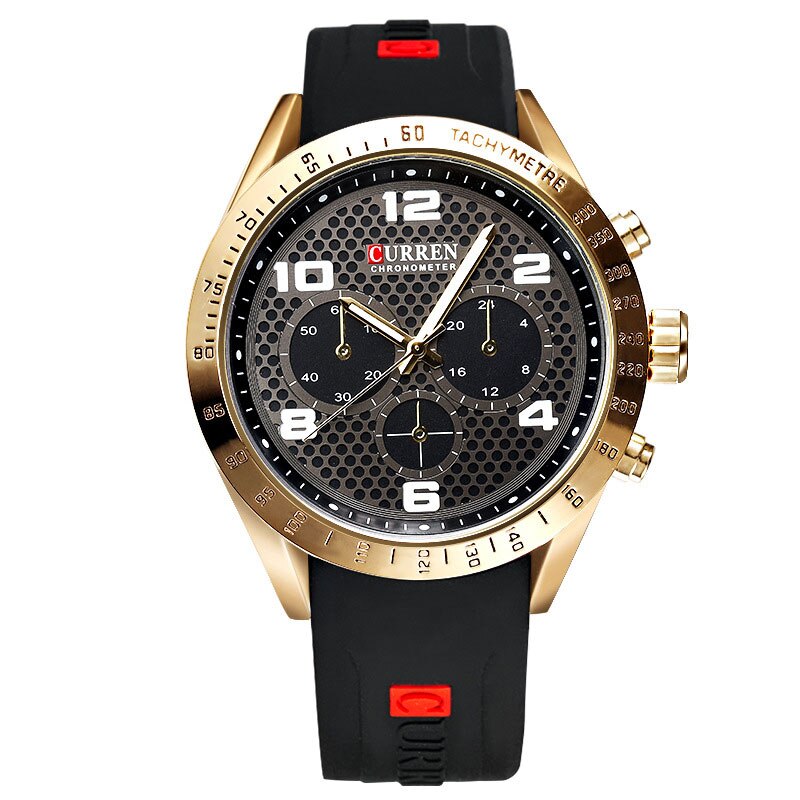 Ceas Quartz Curren ProGolf Premium Auriu 995955