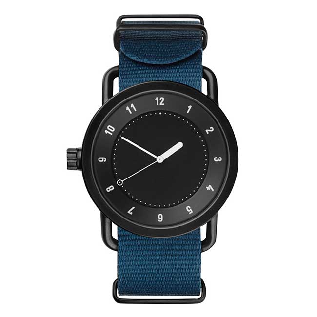 Ceas Viser Unisex Quartz Casual Elegant Albastru, PN999548AU, curea din textil, afisaj Analog