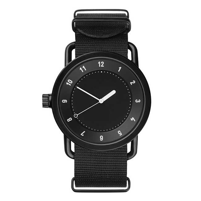 Ceas Viser Unisex Quartz Casual Elegant Negru, PN999548NU, curea din textil, afisaj Analog