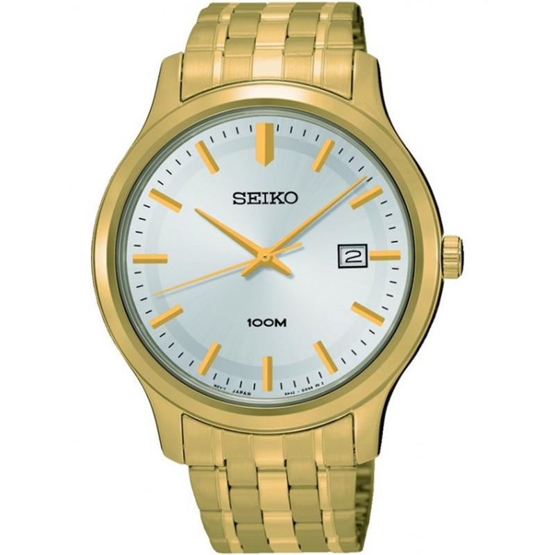 Ceas barbatesc Seiko SUR148P1 Quartz Auriu