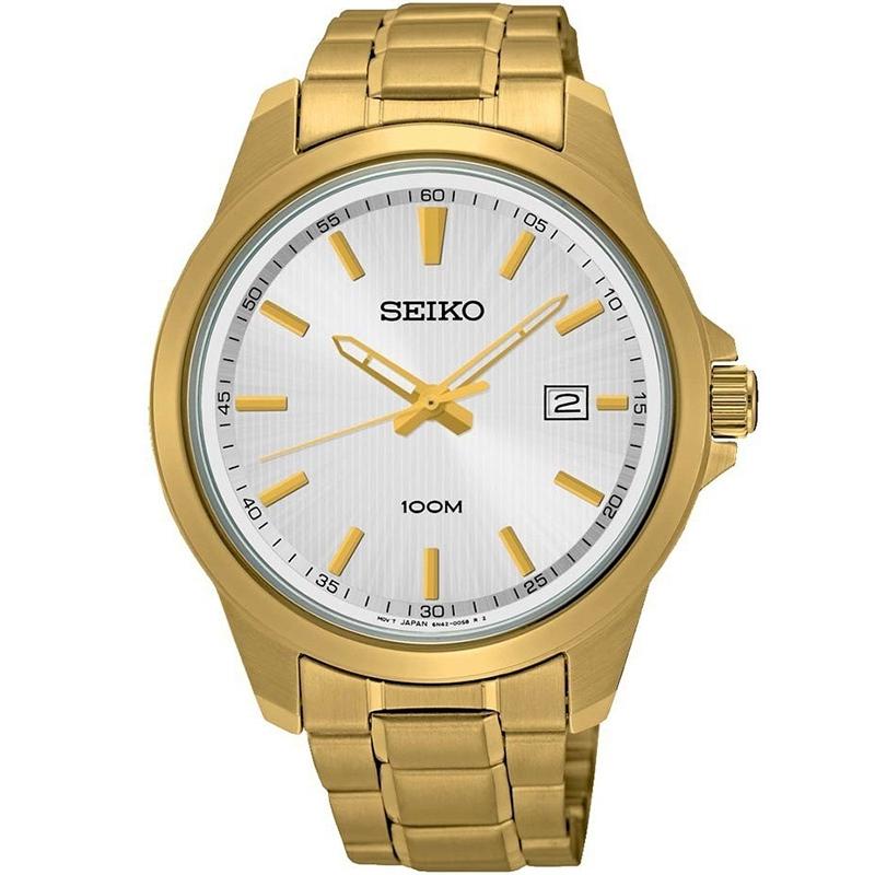 Ceas barbatesc Seiko SUR158P1 Quartz Auriu