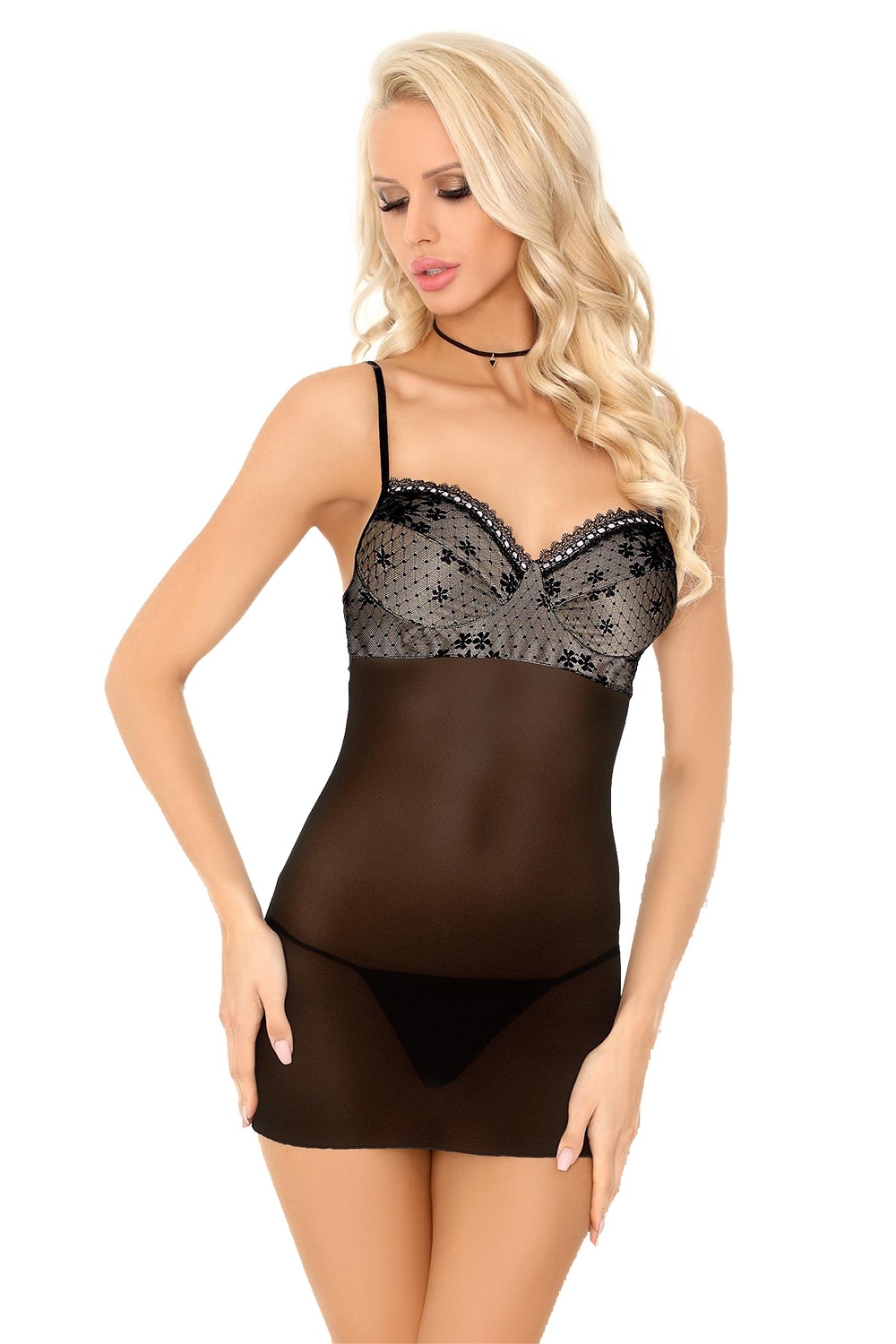Chemise Ambrosia, LivCo, negru, Negru