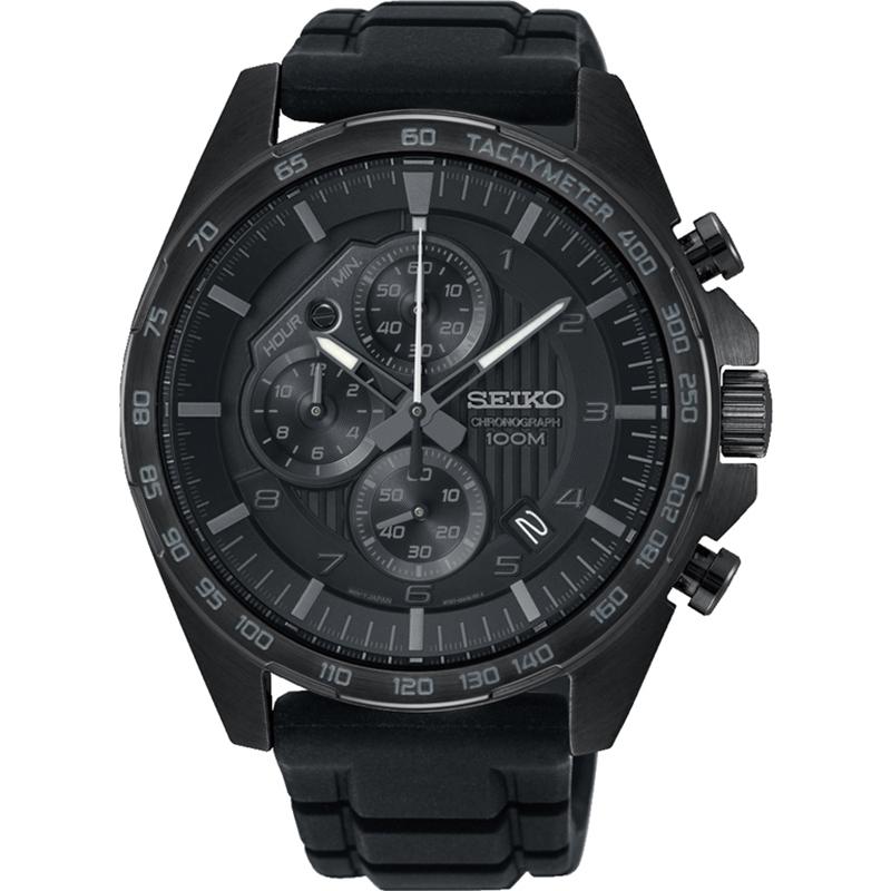 Ceas barbatesc Seiko SSB327P1 Quartz Negru