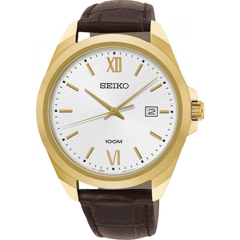 Ceas barbatesc Seiko SUR284P1 Quartz Auriu