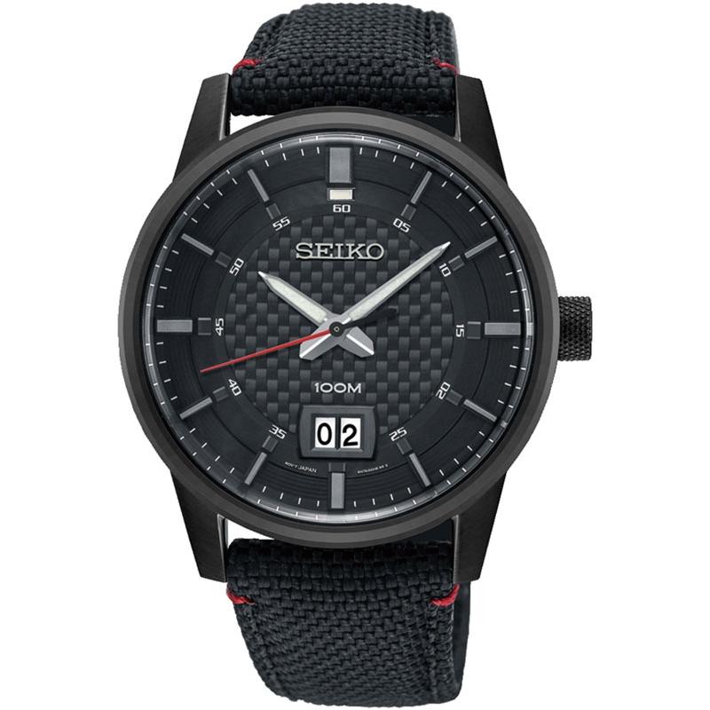 Ceas barbatesc Seiko SUR271P1 Quartz Negru