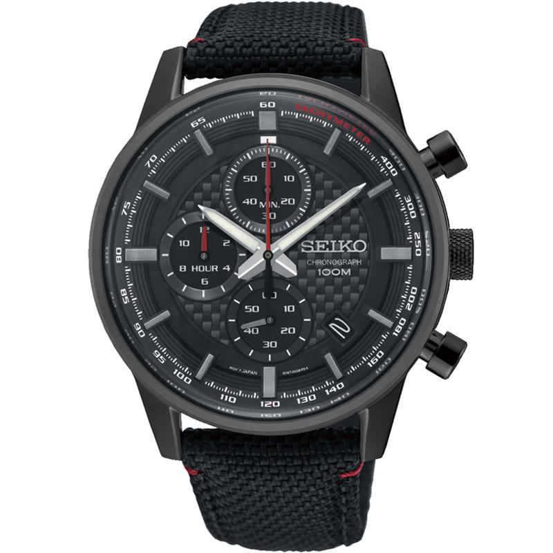 Ceas barbatesc Seiko SSB315P1 Quartz Negru