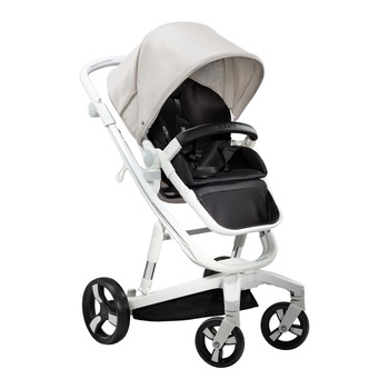 Carucior Bebumi Space, Gri deschis, cu frana automata, 2020 Carucior Bebumi Space, Gri deschis, cu frana automata, 2020