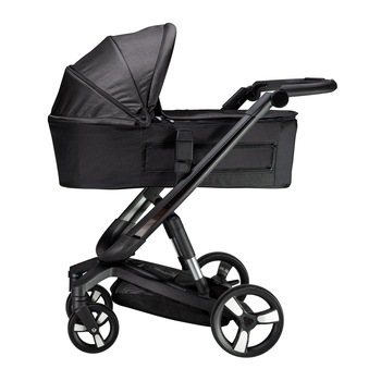 Carucior Bebumi Space 3 in 1, Cadru negru, Negru, cu frana automata, 2020 Carucior Bebumi Space 3 in 1, Cadru negru, Negru, cu frana automata, 2020