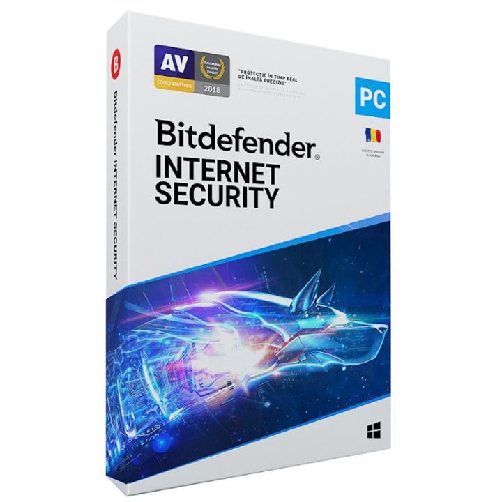 Bitdefender Internet Security 1 an , 10 utilizatori Licenta Electronica