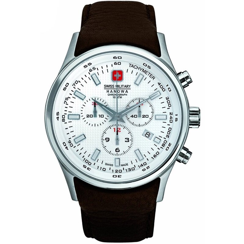 Ceas barbatesc Swiss Military 06-4156.04.001.05 Quartz Argintiu