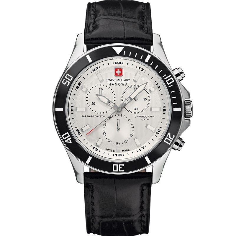 Ceas barbatesc Swiss Military 06-4183.7.04.001.07 Quartz Argintiu