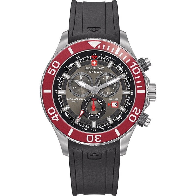 Ceas barbatesc Swiss Military 06-4226.04.009 Quartz Argintiu