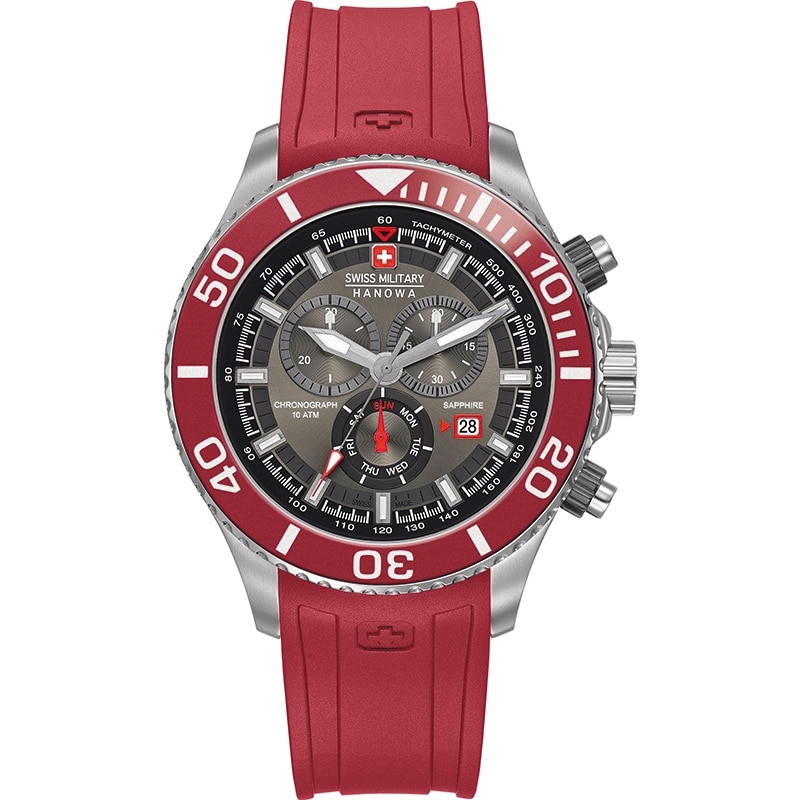 Ceas barbatesc Swiss Military 06-4226.04.009.04 Quartz Argintiu