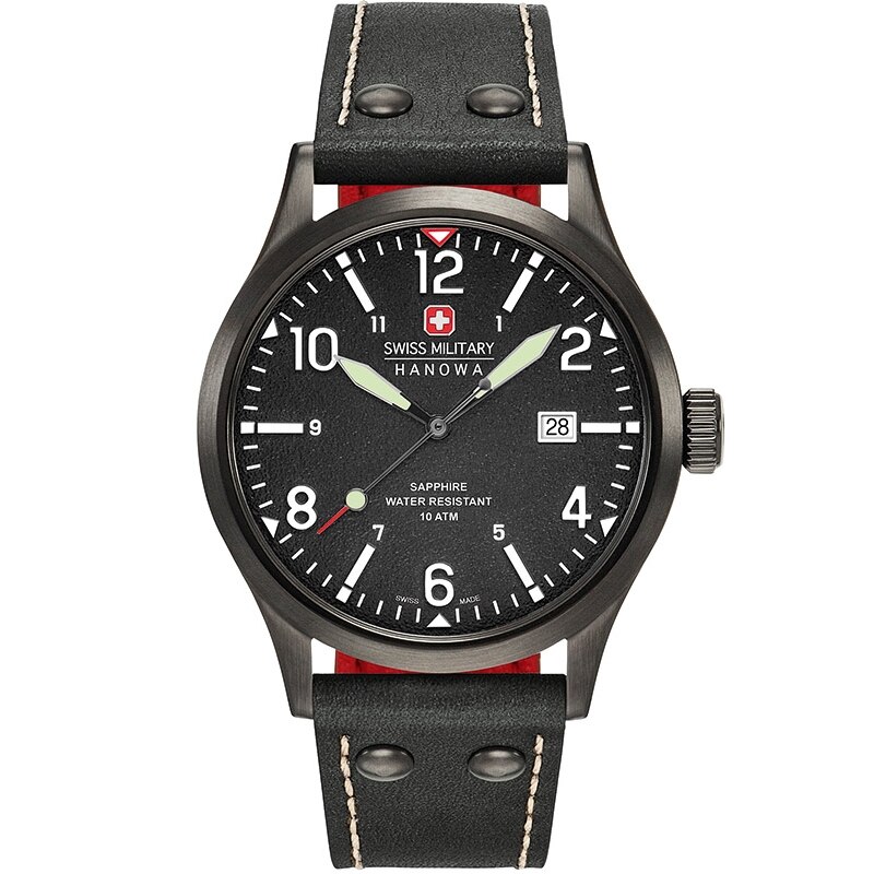 Ceas barbatesc Swiss Military 06-4280.13.007.07 Quartz Negru