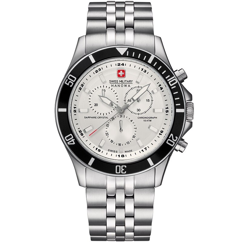 Ceas barbatesc Swiss Military 06-5183.7.04.001.07 Quartz Argintiu