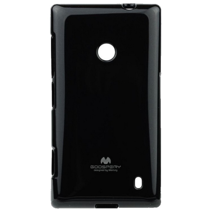 Силиконов гръб Omni Jelly Mercury за Nokia Lumia 630, Черен