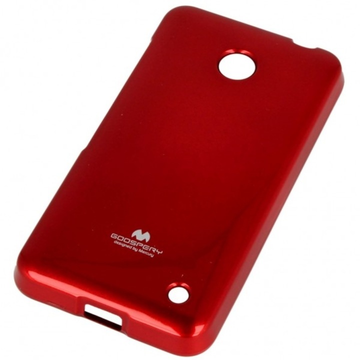 Силиконов гръб Omni Jelly Mercury за Nokia Lumia 630, Червен