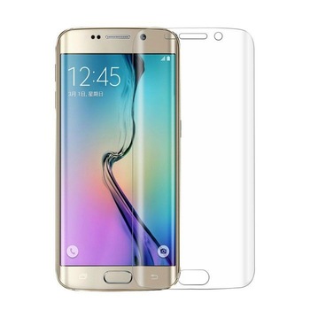 Folie protectie sticla securizata Samsung S6 Edge Plus curbat, transparent Folie protectie sticla securizata Samsung S6 Edge Plus curbat, transparent