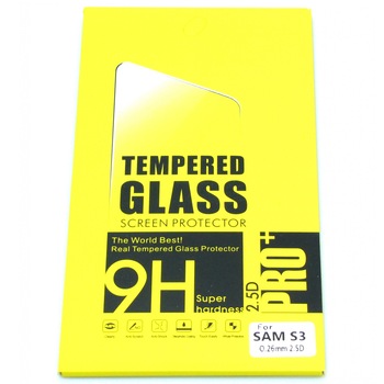 Folie protectie PowerGlass sticla securizata tempered glass Samsung i9300 Galaxy S3 Folie protectie PowerGlass sticla securizata tempered glass Samsung i9300 Galaxy S3