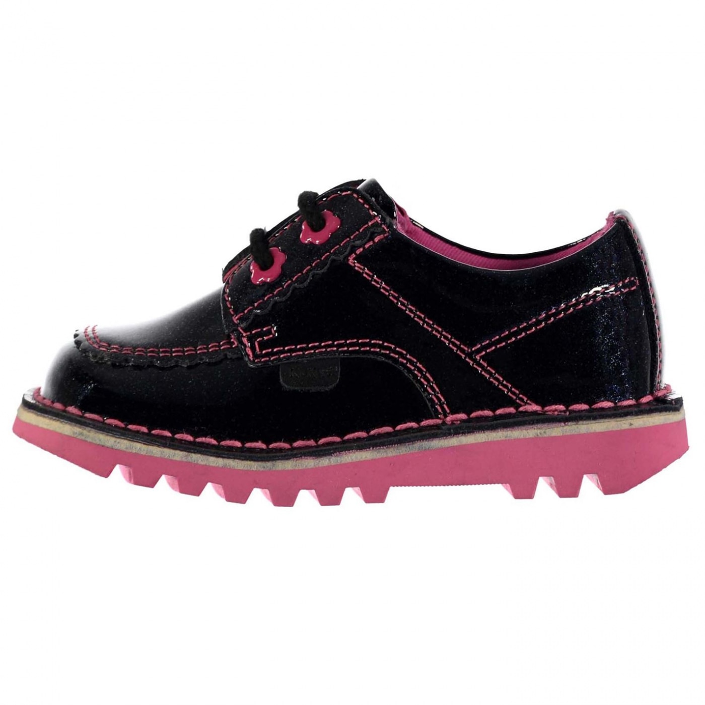 Pantofi din piele ecologica Kickers Kick Lo, Negru, 25.5 EU