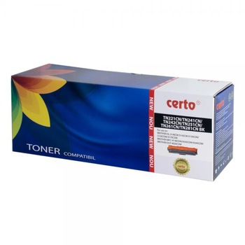 Cartus Toner CERTO New BLACK TN241BK 2,5K BROTHER HL-3140CW Cartus Toner CERTO New BLACK TN241BK 2,5K BROTHER HL-3140CW
