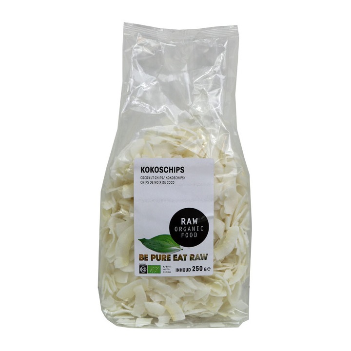 Chipsuri de cocos bio 250g Raw Organic Food