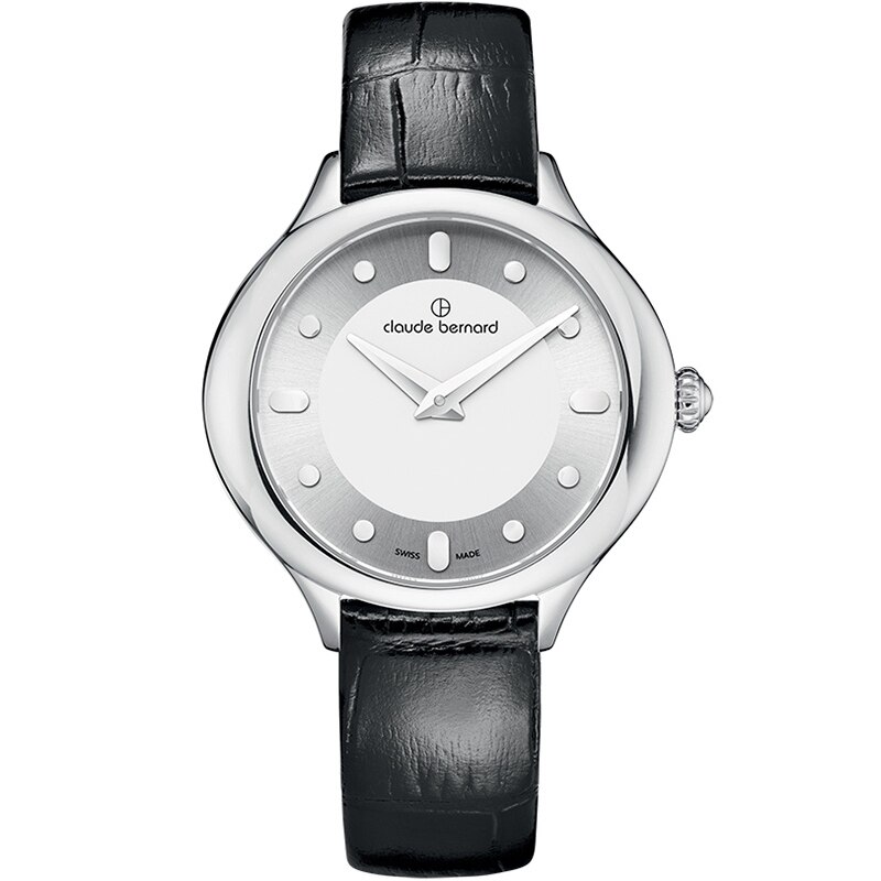 Ceas dama Claude Bernard 20217 3 AIN Quartz Argintiu