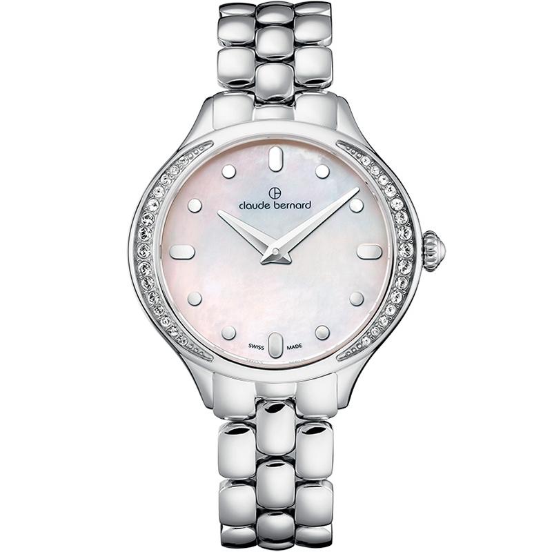 Ceas dama Claude Bernard 20217 3PM NAIN Quartz Argintiu