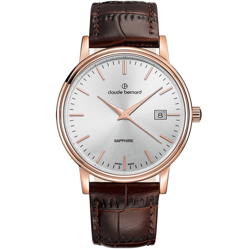 Ceas barbatesc Claude Bernard 53009 37R AIR Quartz Rose gold