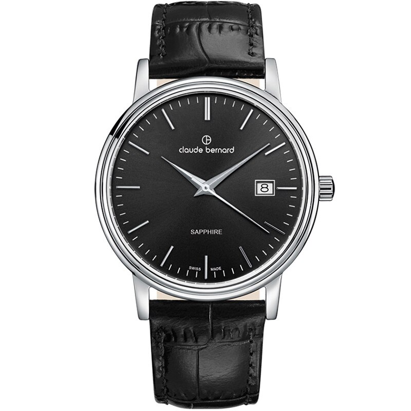 Ceas barbatesc Claude Bernard 53009 3 NIN Quartz Argintiu