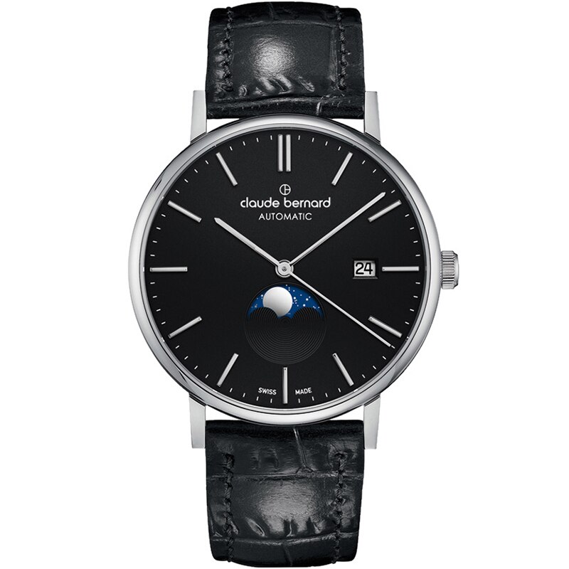 Ceas barbatesc Claude Bernard 80501 3 NIN Automatic Argintiu
