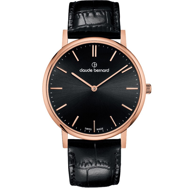 Ceas barbatesc Claude Bernard 20214 37R NIR Quartz Rose gold
