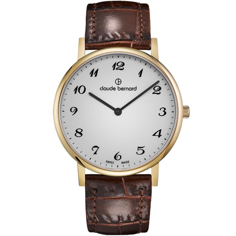 Ceas barbatesc Claude Bernard 20219 37J BB Quartz Auriu