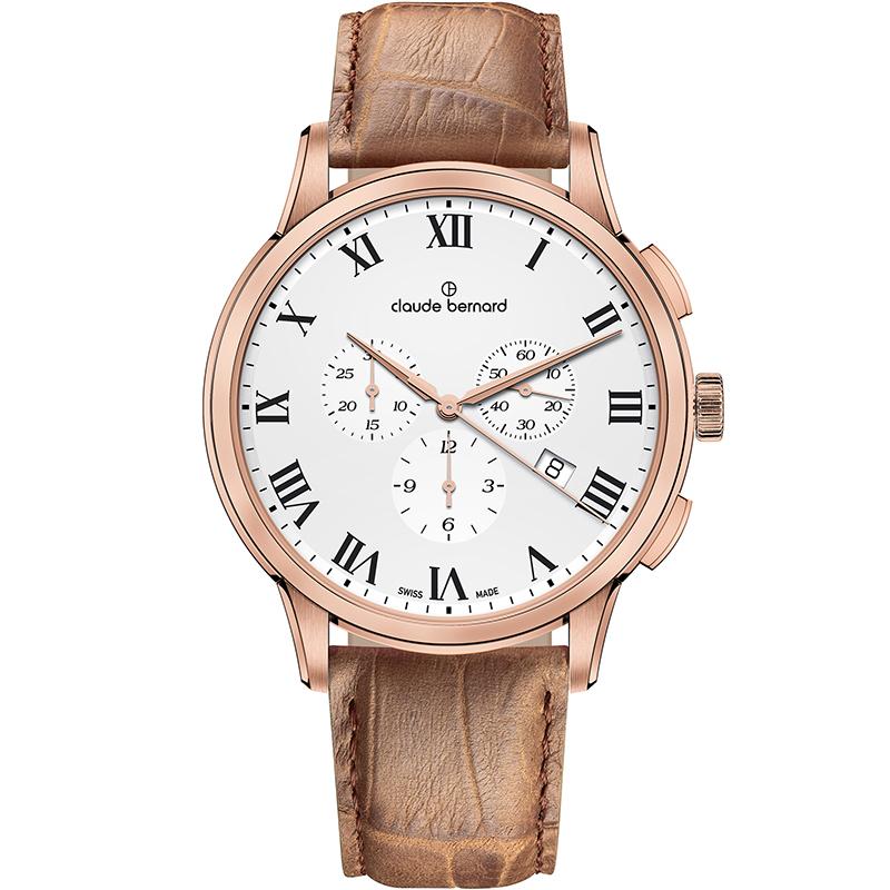 Ceas barbatesc Claude Bernard 10237 37R BR1 Quartz Rose gold