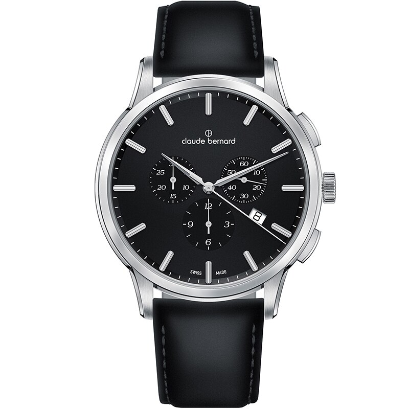 Ceas barbatesc Claude Bernard 10237 3 NIN1 Quartz Argintiu