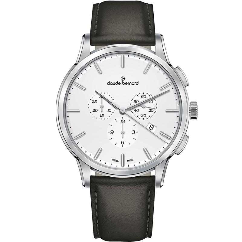 Ceas barbatesc Claude Bernard 10237 3 AIN1 Quartz Argintiu