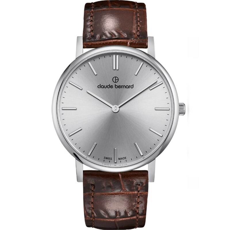 Ceas barbatesc Claude Bernard 20214 3 AIN Quartz Argintiu