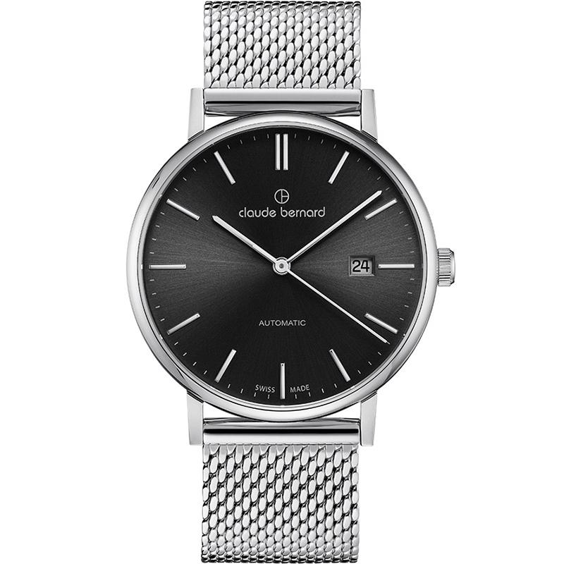 Ceas barbatesc Claude Bernard 80102 3M NIN Automatic Argintiu