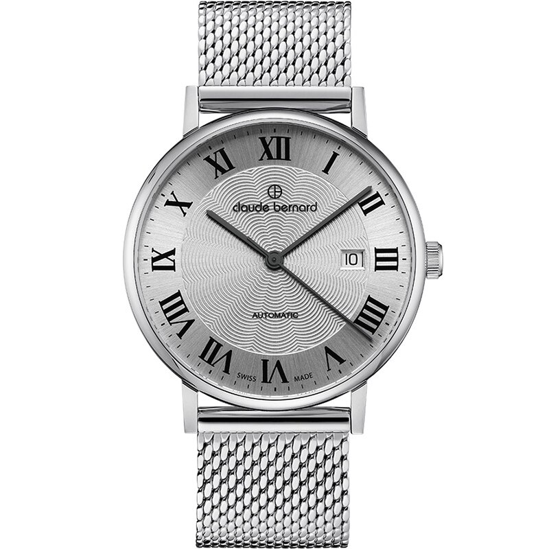 Ceas barbatesc Claude Bernard 80102 3M AR Automatic Argintiu