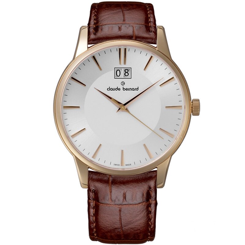 Ceas barbatesc Claude Bernard 63003 37R AIR Quartz Rose gold