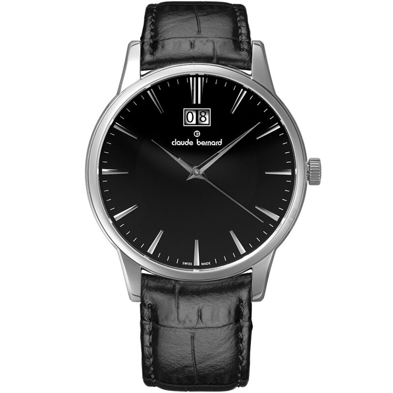 Ceas barbatesc Claude Bernard 63003 3 NIN Quartz Argintiu