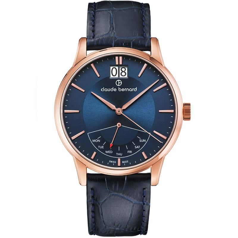 Ceas barbatesc Claude Bernard 41001 37R BUIR Quartz Rose gold