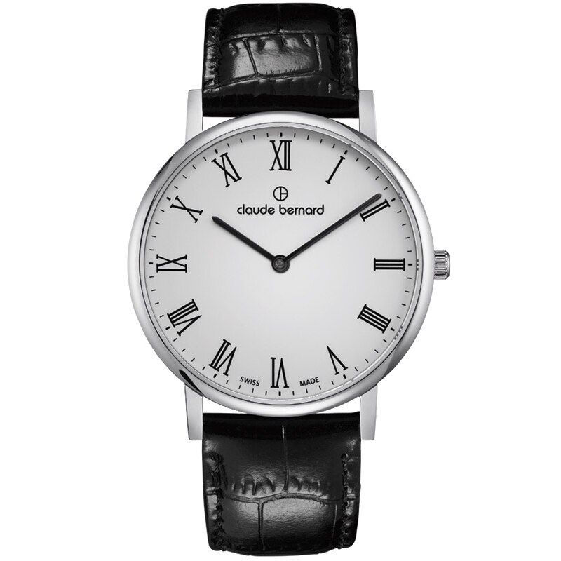 Ceas barbatesc Claude Bernard 20214 3 BR Quartz Argintiu